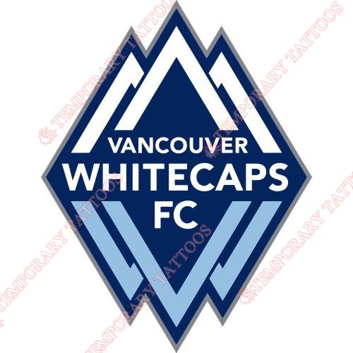 Vancouver Whitecaps FC Customize Temporary Tattoos Stickers NO.8520